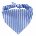 Eco-friendly custom cotton striped fashionable pet bandana